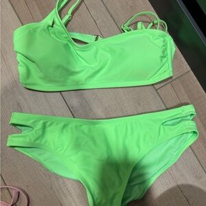 Neon Green Bikini Set